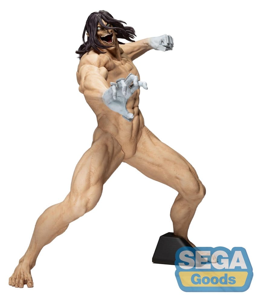 Sega Attack on Titan GigantiX PVC Figurka Eren Yeager Attack Titan Ver. 25 cm