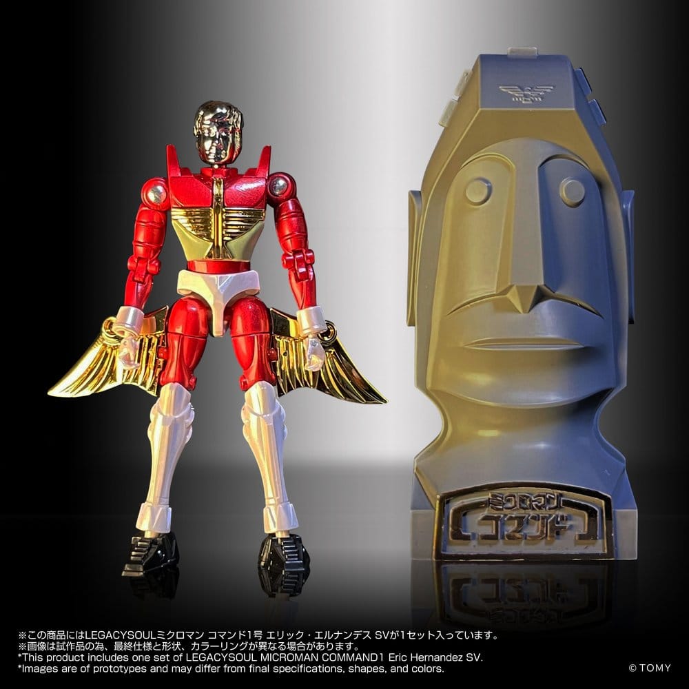 Takara Tomy Microman Legacysoul Akční Figurka Command 1 Eric Hernandez SV
