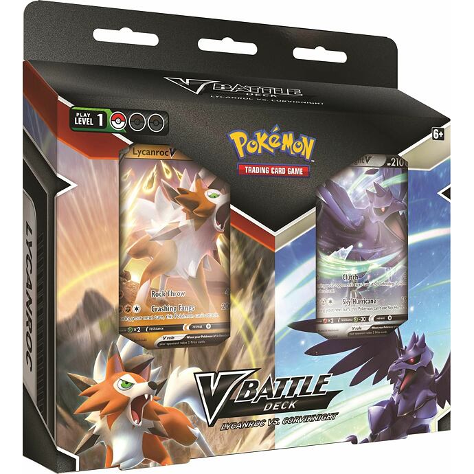 Nintendo Pokémon - V Battle Deck Bundle (Lycanroc vs. Corviknight)