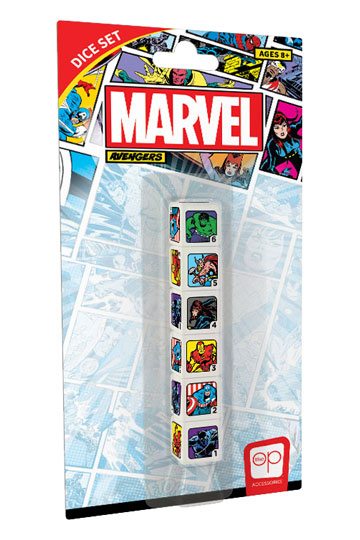 The op Accessories Marvel Set kostek 6D6 - Avengers