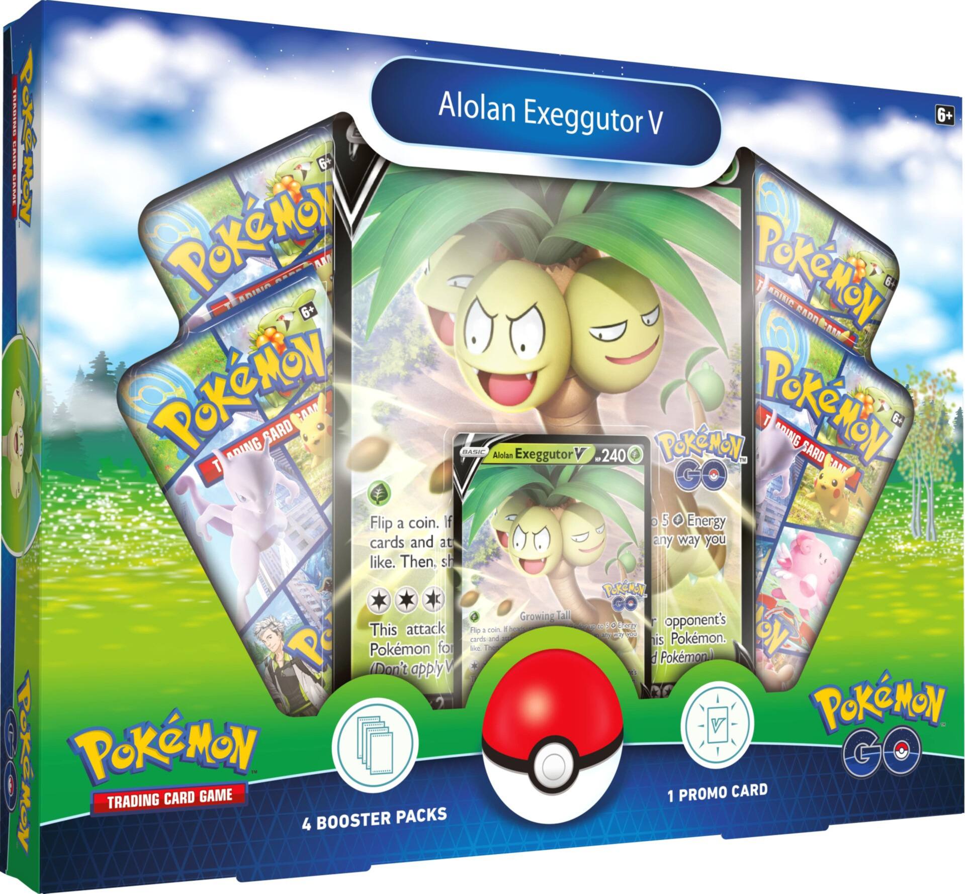 Nintendo Pokémon TCG: Pokémon GO - Alolan Exeggutor V Box