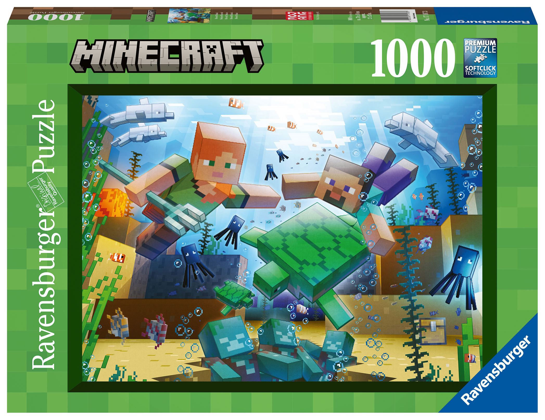 Ravensburger Minecraft - puzzle - Mosaic - 1000 dílků