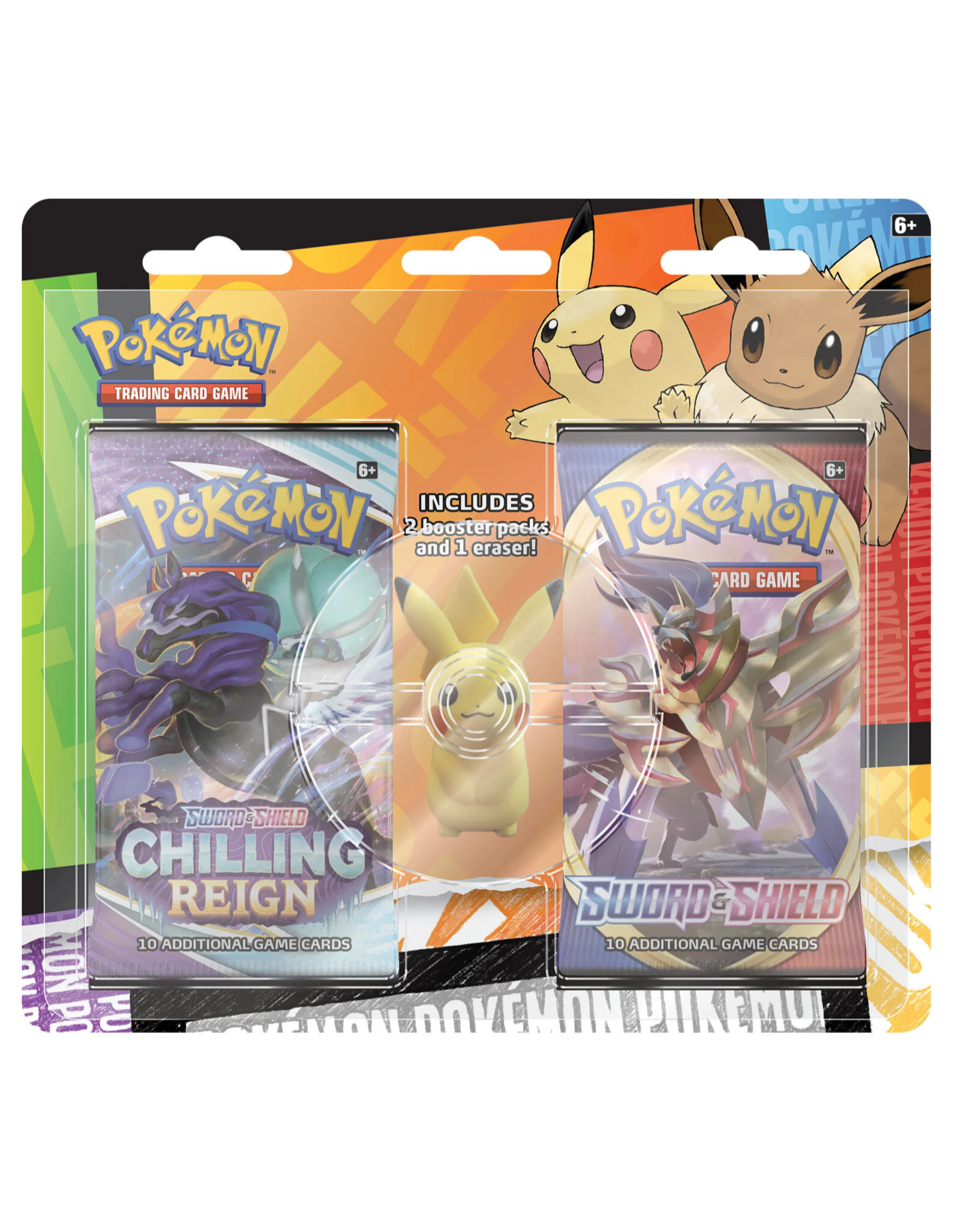 Nintendo Pokémon TCG - Zpátky do školy! Blister s gumou - Eevee