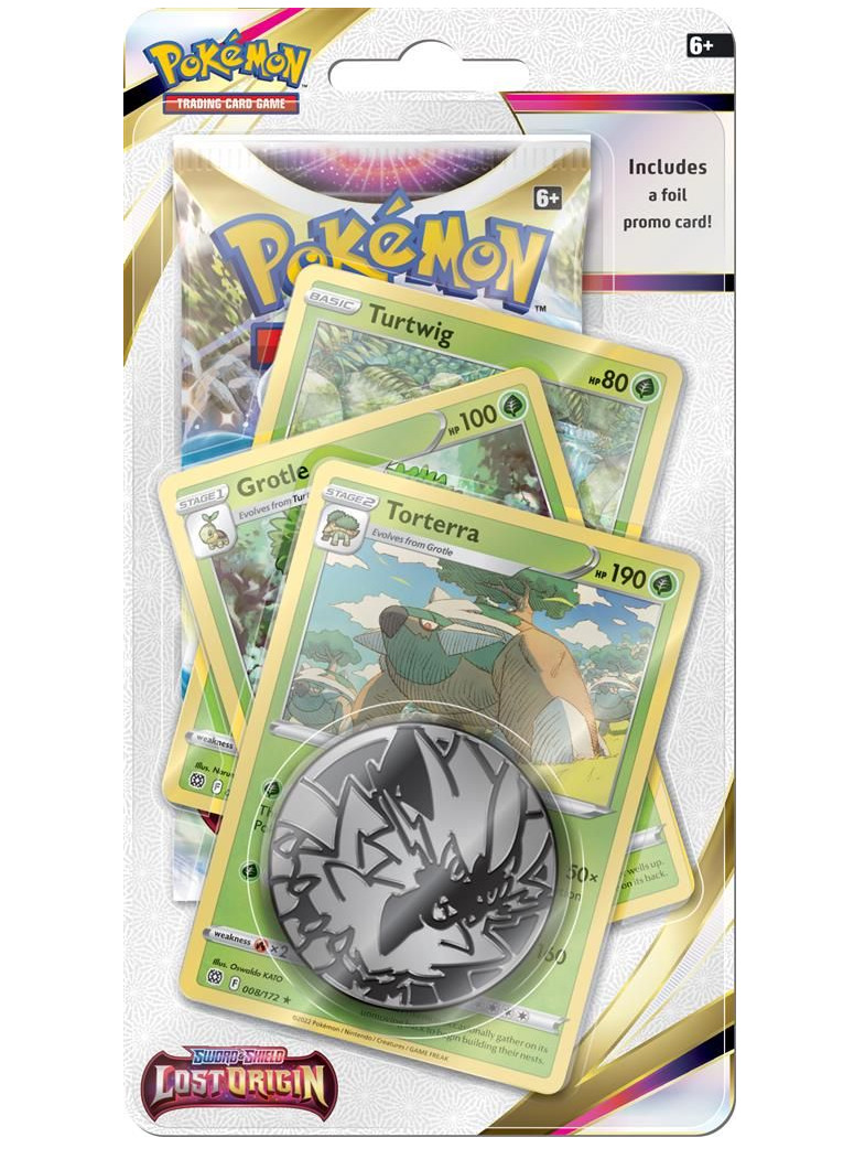 Nintendo Pokémon TCG - Lost Origin Premium Checklane Blister - Torterra