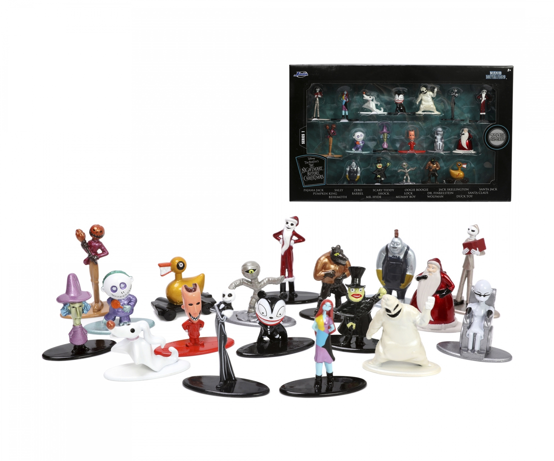 Jada Toys Nightmare Before Christmas - sada figurek - Nano Multipack