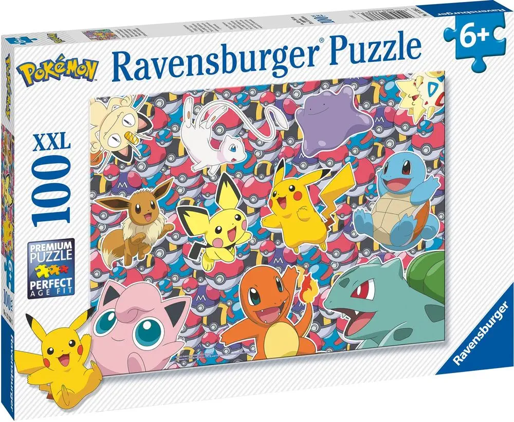 Ravensburger Pokémon - puzzle - Pokémoni - 100 XXL dílků