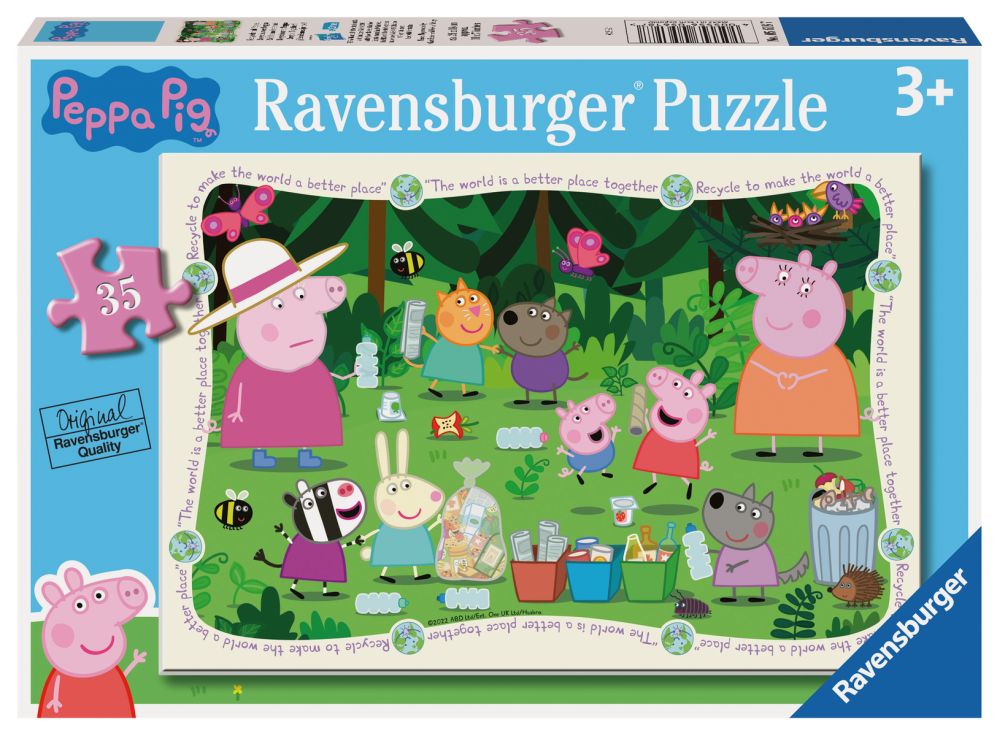 Ravensburger Prasátko Peppa - puzzle - 35 dílků