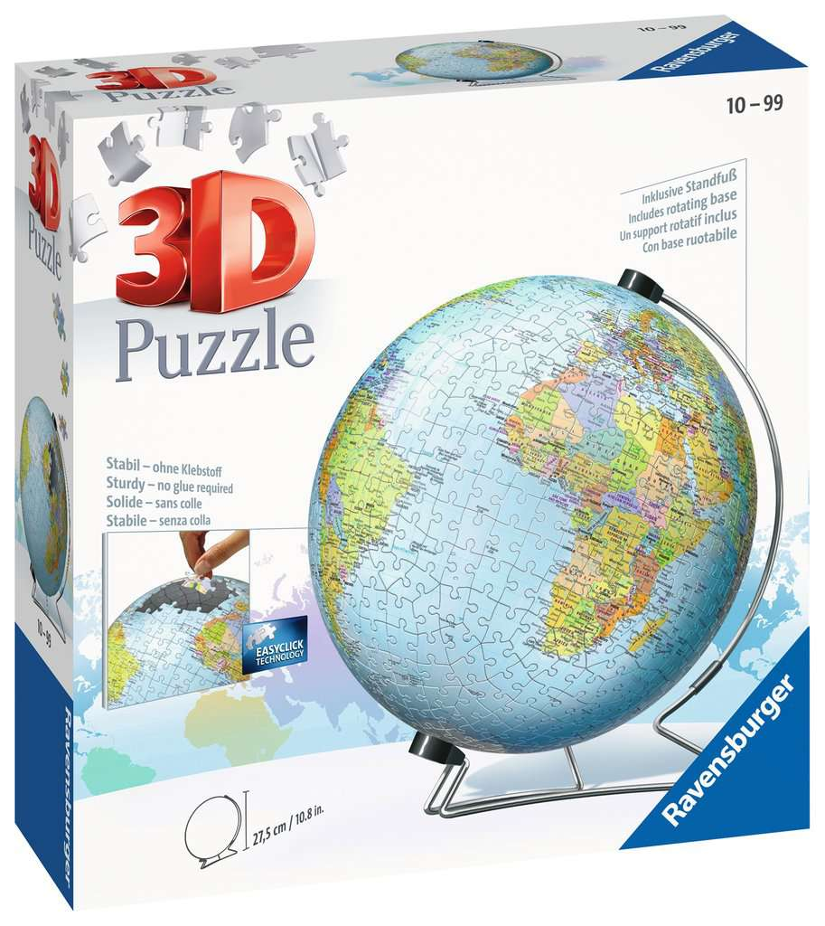 Ravensburger Puzzle-Ball Globus (anglický) - 3D puzzle - 540 dílků