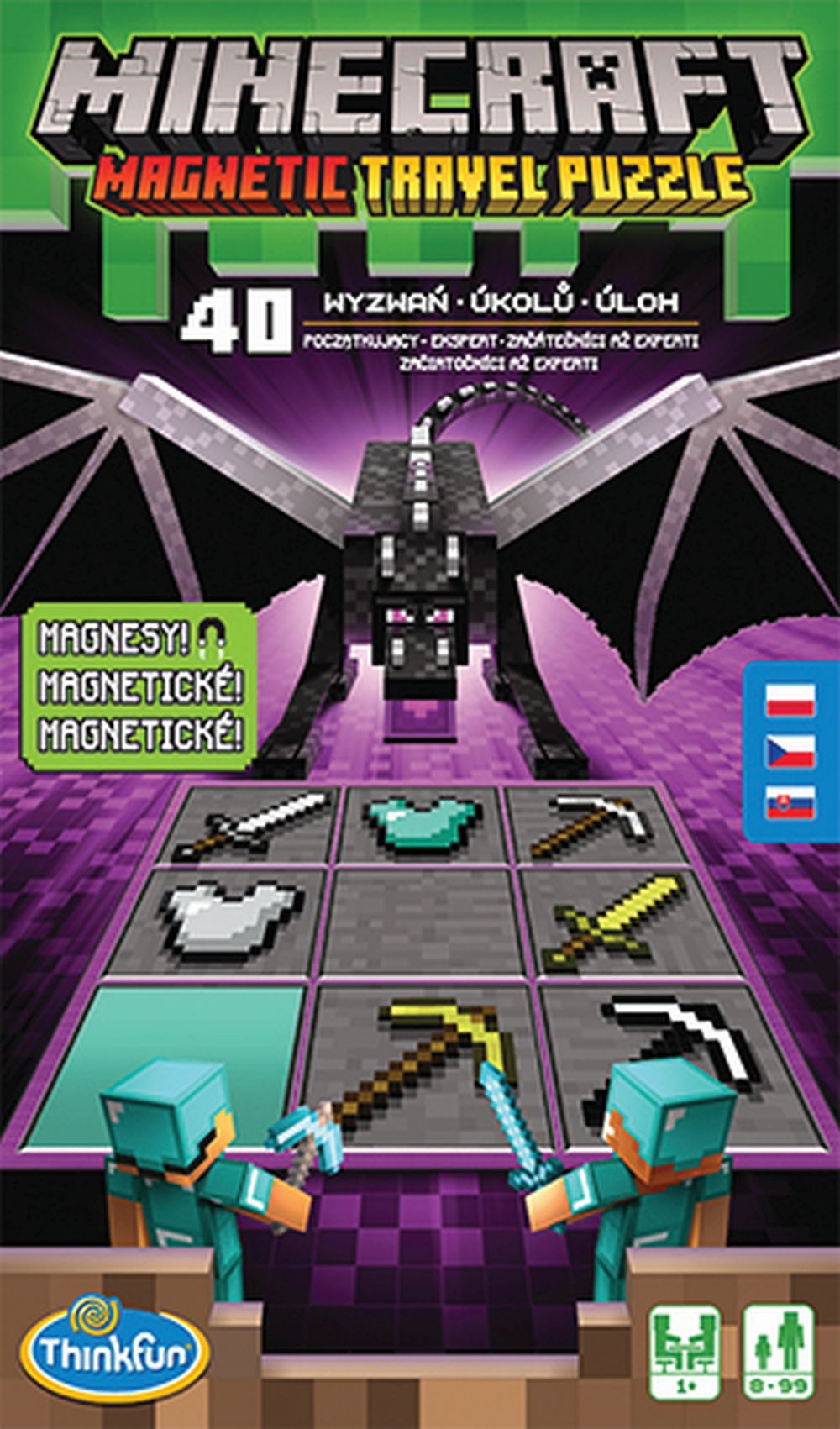 Ravensburger Minecraft - magnetická cestovní hra - CZ