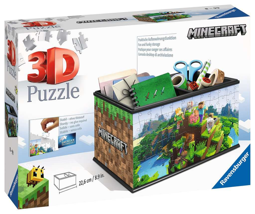 Ravensburger Minecraft - 3D puzzle - Úložná krabice - 216 dílků