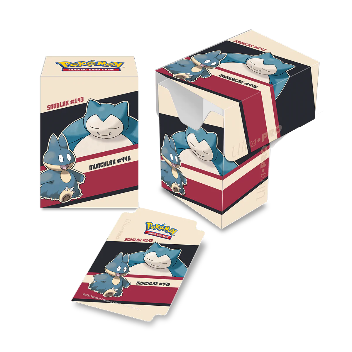 Ultra Pro Pokémon - krabička na karty - Snorlax and Munchlax Full-View Deck Box