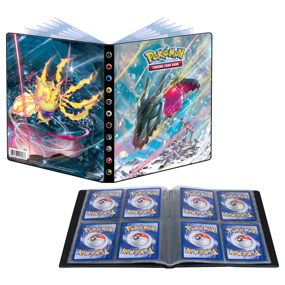 Ultra Pro Pokémon Sword and Shield 12 Silver Tempest - A5 album na karty - Regieleki and Regidrago 4-Pocket