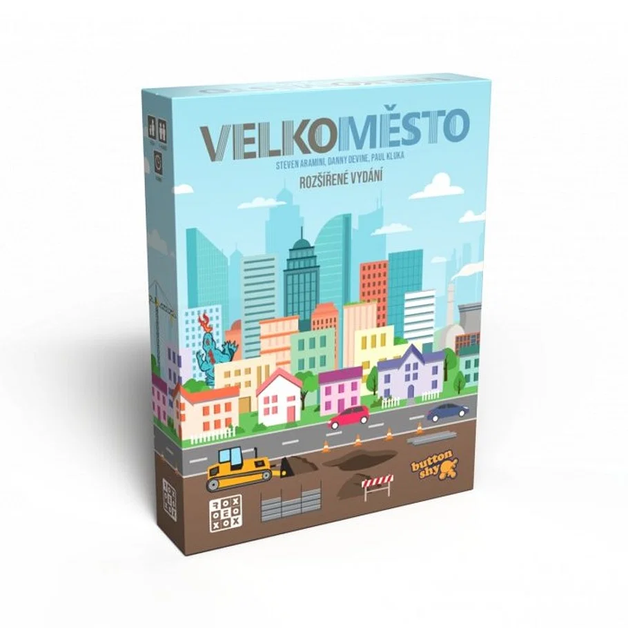 Button Shy Games Velkoměsto: Rozšířené vydání - karetní hra - CZ