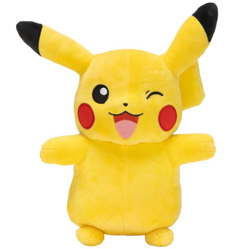 Jazwares Pokémon - plyšák - Mrkající Pikachu