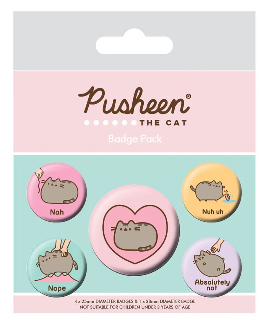 Pyramid International Pusheen - sada placek - Pusheen Nah