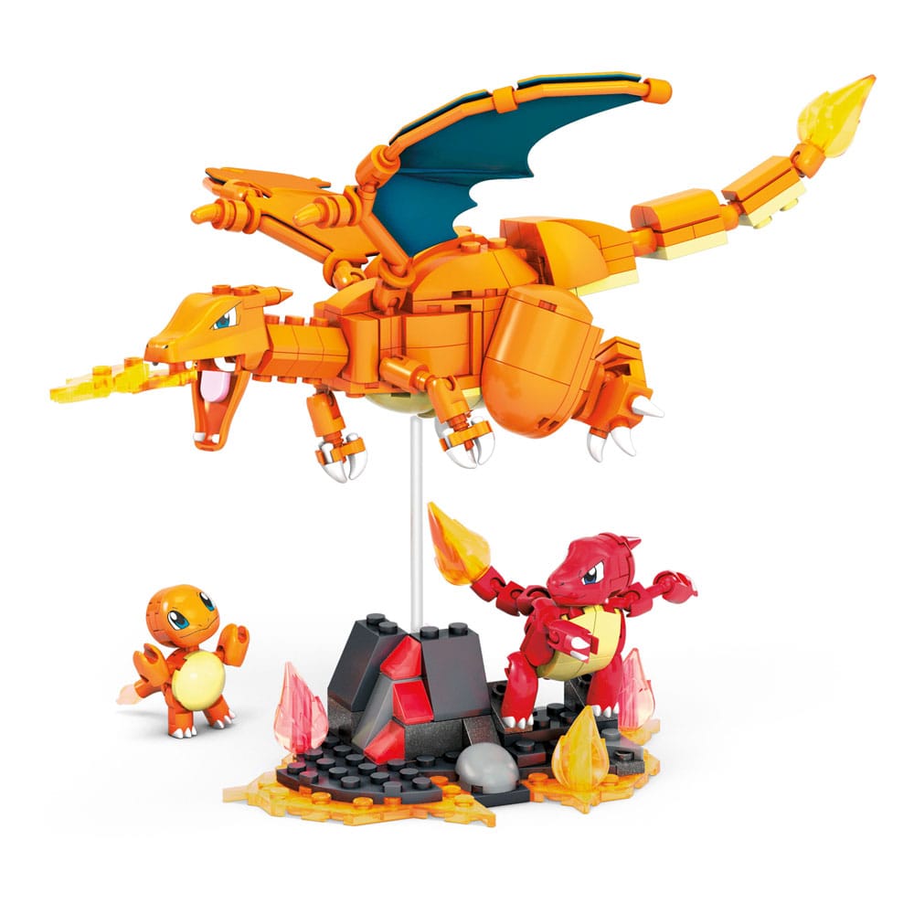 Mattel Pokémon Mega Construx - stavebnice - Charmander Evolution Set