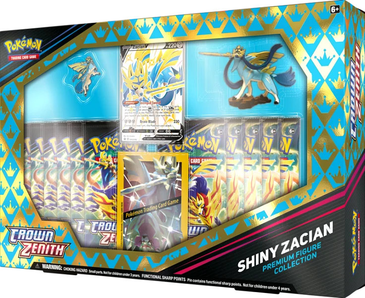 Nintendo Pokémon TCG - Crown Zenith Premium Figure Collection - Shiny Zacian (EN)
