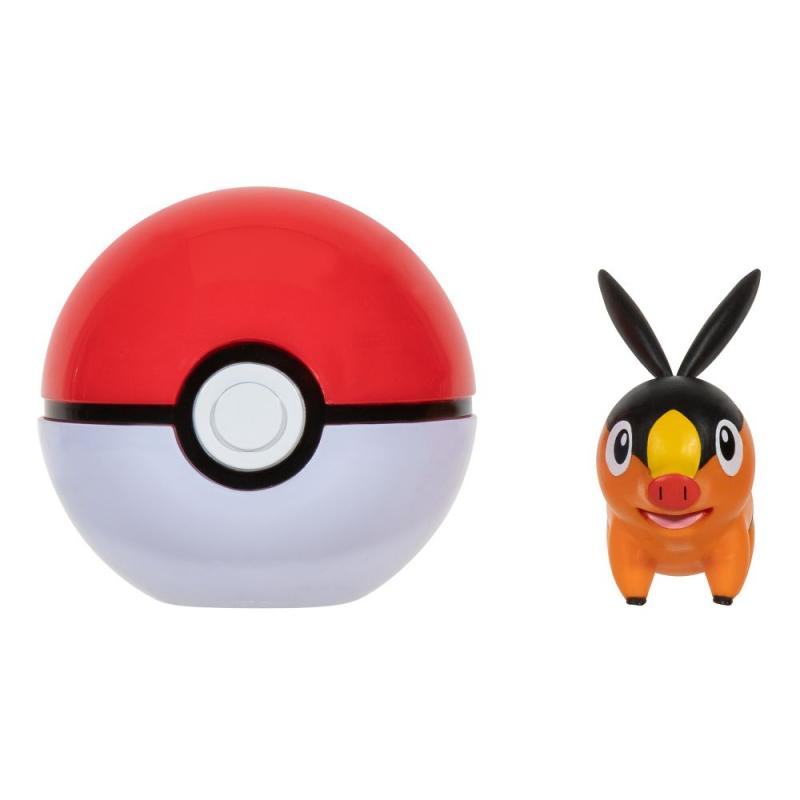 Jazwares Pokémon - figurka - Pokébal Clip ´N´ Go Tepig