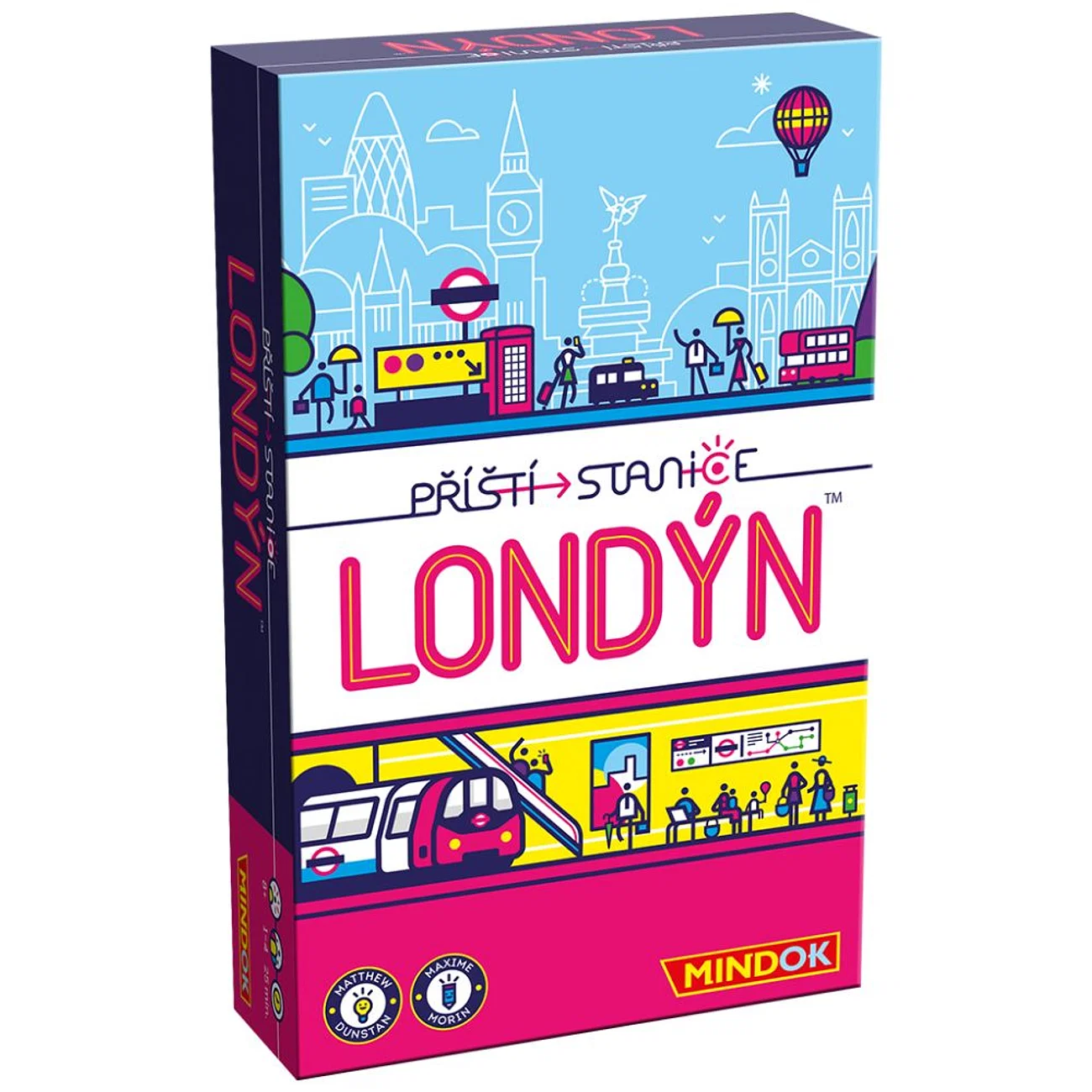 Blue Orange Příští stanice Londýn - zakreslovací hra - CZ