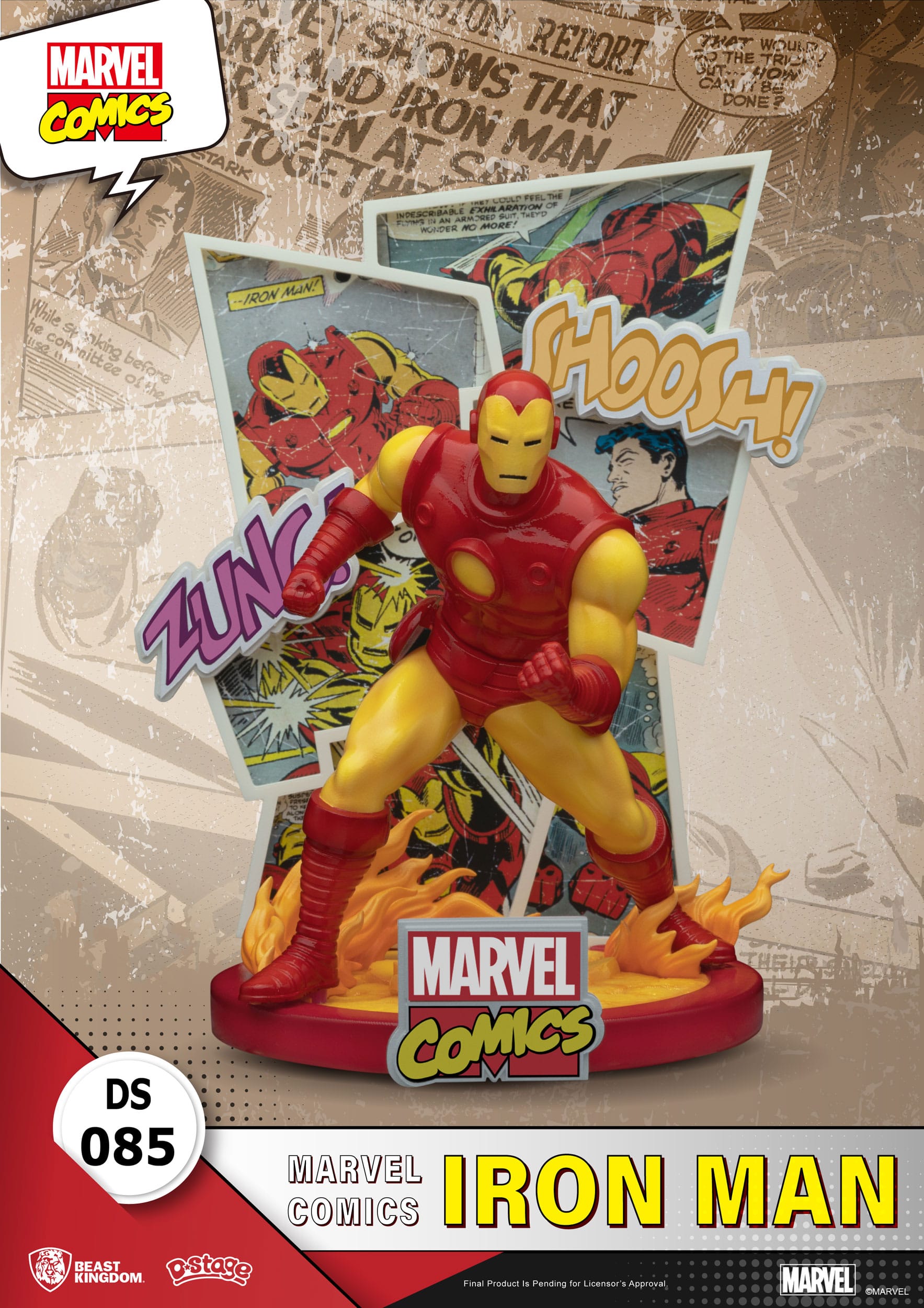 Beast Kingdom Toys Marvel Comics D-Stage - soška - Iron Man