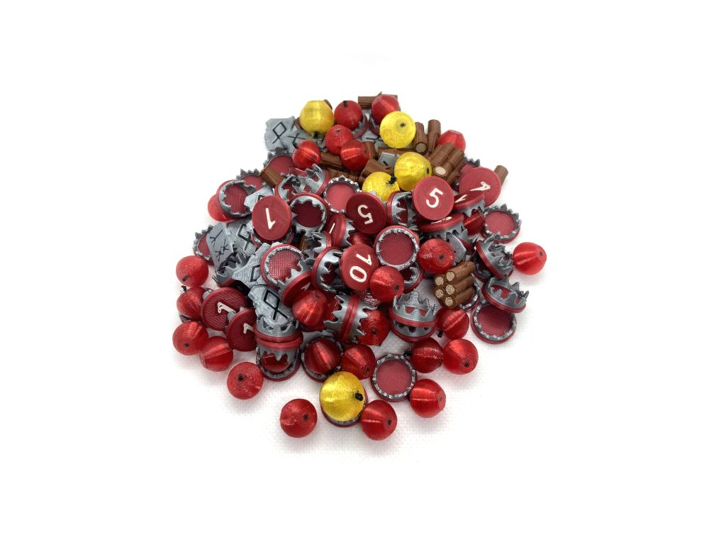 TLAMA games Northgard: Země nepoznané - doplněk - 3D žetony