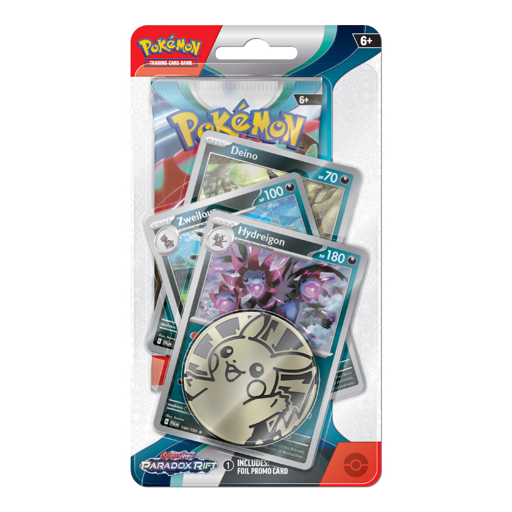 Nintendo Pokémon TCG: Scarlet & Violet Paradox Rift - Premium Checklane Blister - Hydreigon (EN)