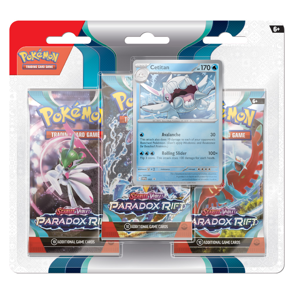 Nintendo Pokémon TCG: Scarlet & Violet Paradox Rift - 3-Pack Blister - Arctibax (EN)