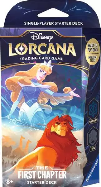 Ravensburger Disney Lorcana TCG - The First Chapter - Sapphire & Steel Starter Deck (EN)