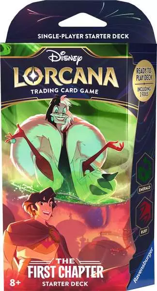 Ravensburger Disney Lorcana TCG - The First Chapter - Emerald & Ruby Starter Deck (EN)