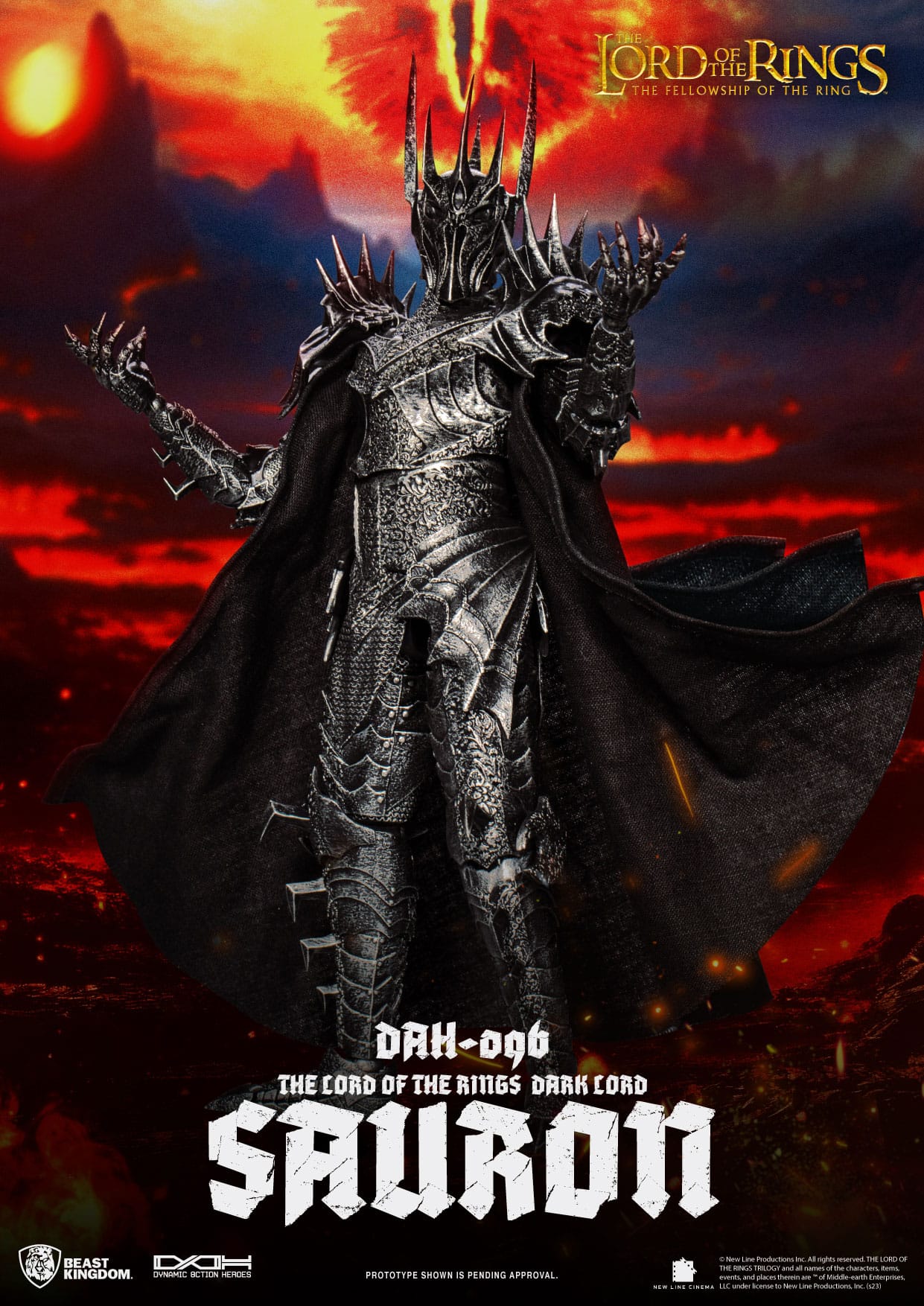 Beast Kingdom Toys Lord of the Rings Dynamic 8ction Heroes - akční figurka - Sauron