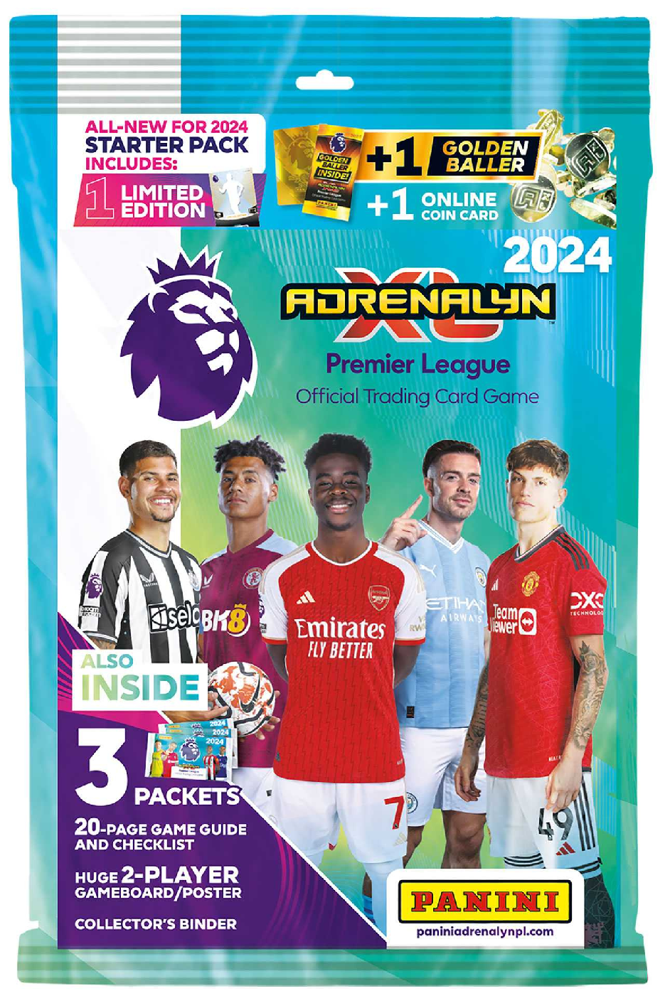 Panini Premier League 2024 - sběratelské karty - Adrenalyn XL Starter Pack (EN)