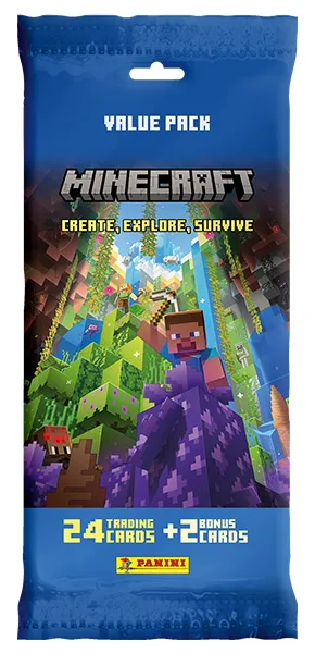 Panini Minecraft: Create, Explore, Survive - sběratelské karty - Value Pack