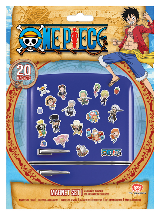Pyramid International One Piece - sada magnetek - Chibi (20 ks)
