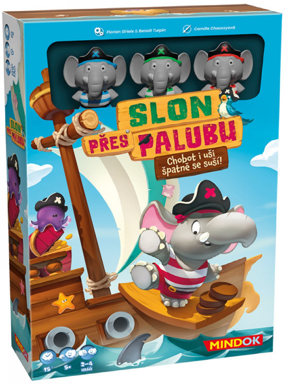 The Flying Games Slon přes palubu - desková hra - CZ