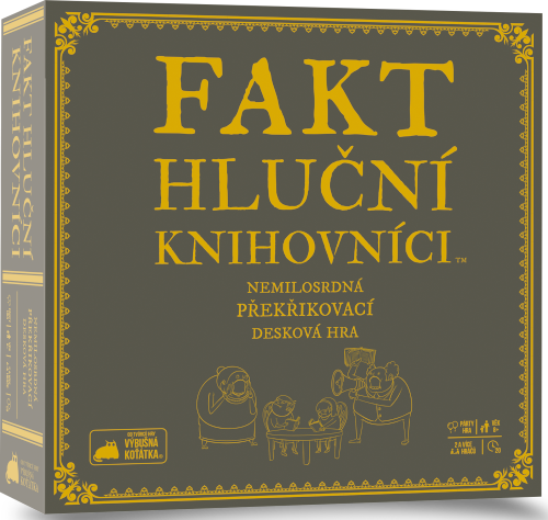 Exploding Kittens Fakt hluční knihovníci - desková hra - CZ