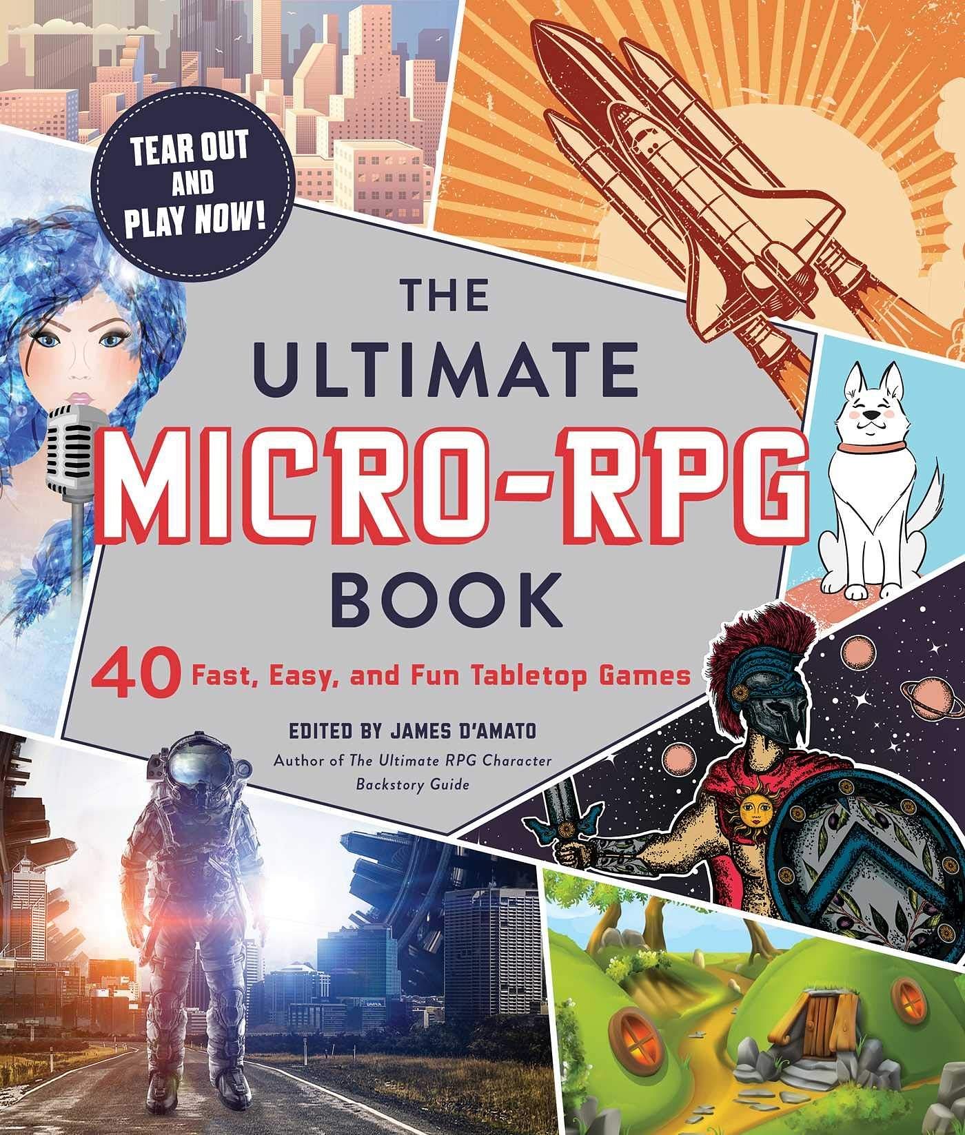 Adams Media The Ultimate Micro-RPG Book: 40 Fast, Easy, and Fun Tabletop Games