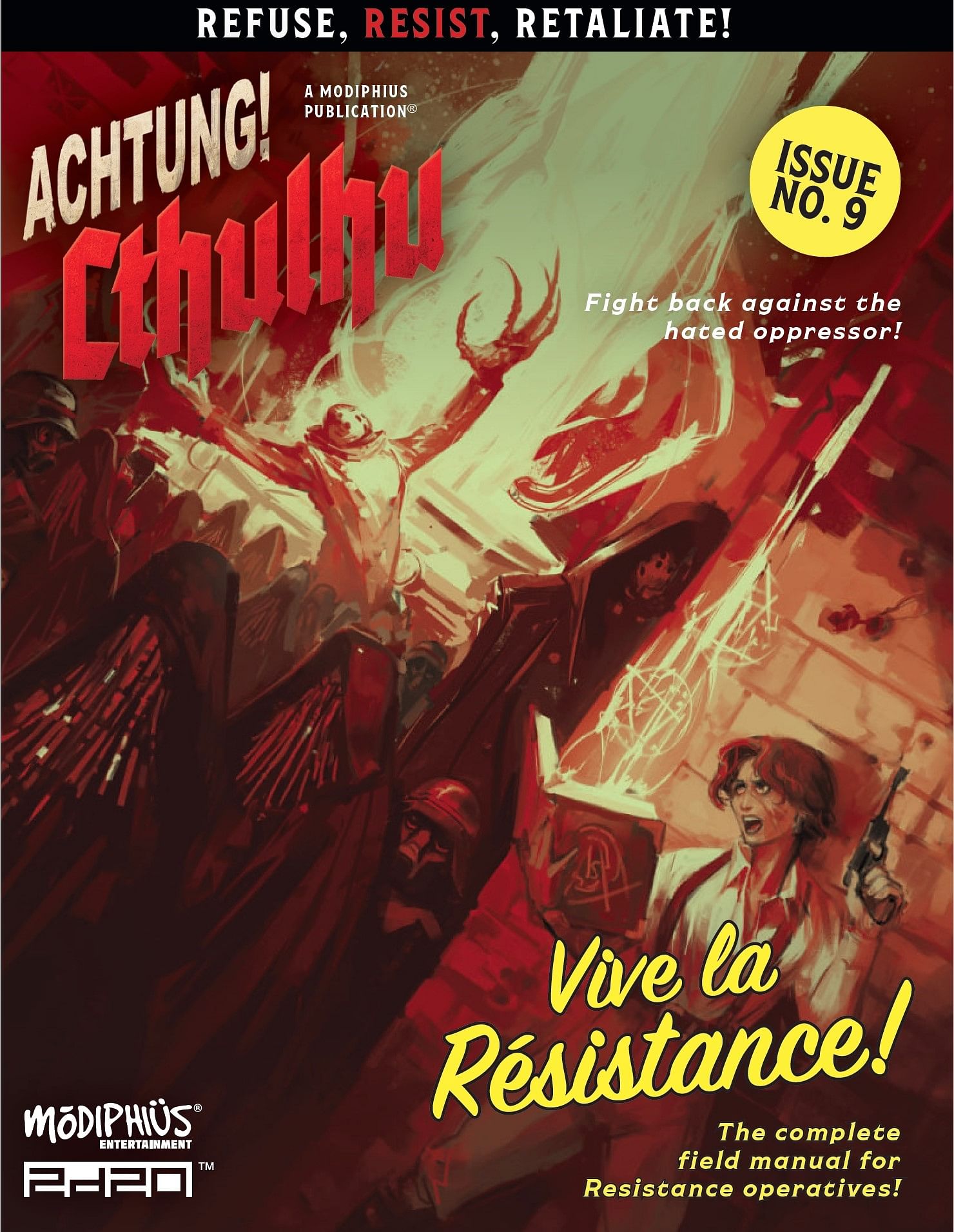 Modiphius Entertainment Achtung! Cthulhu 2d20: Vive La Resistance