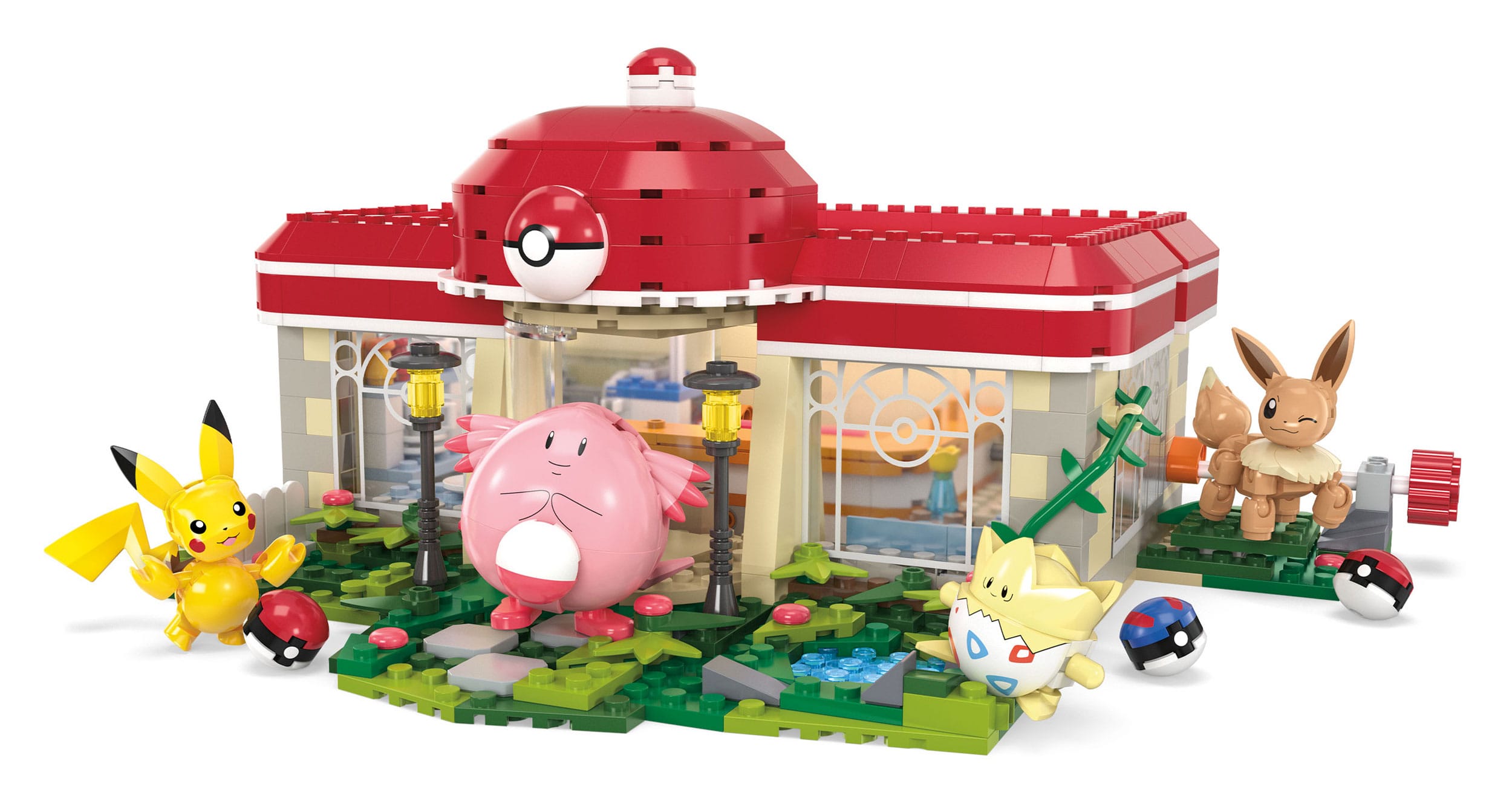 Mattel Pokémon Mega Construx - stavebnice - Forest Pokémon Center