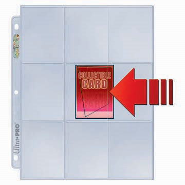 Ultra Pro Premium Series - stránka na karty - 9-Pocket Side Load Page (1 ks)