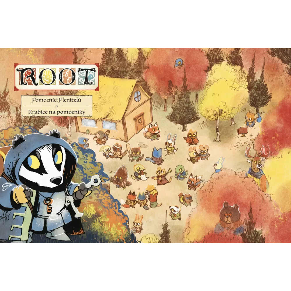 Leder Games Root: Pomocníci Plenitelů a krabice na Pomocníky - rozšíření deskové hry - CZ