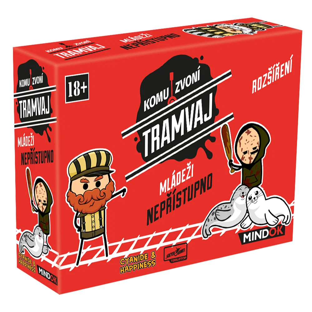 Skybound Games Komu zvoní tramvaj - rozšíření karetní hry - Mládeži nepřístupno (CZ)