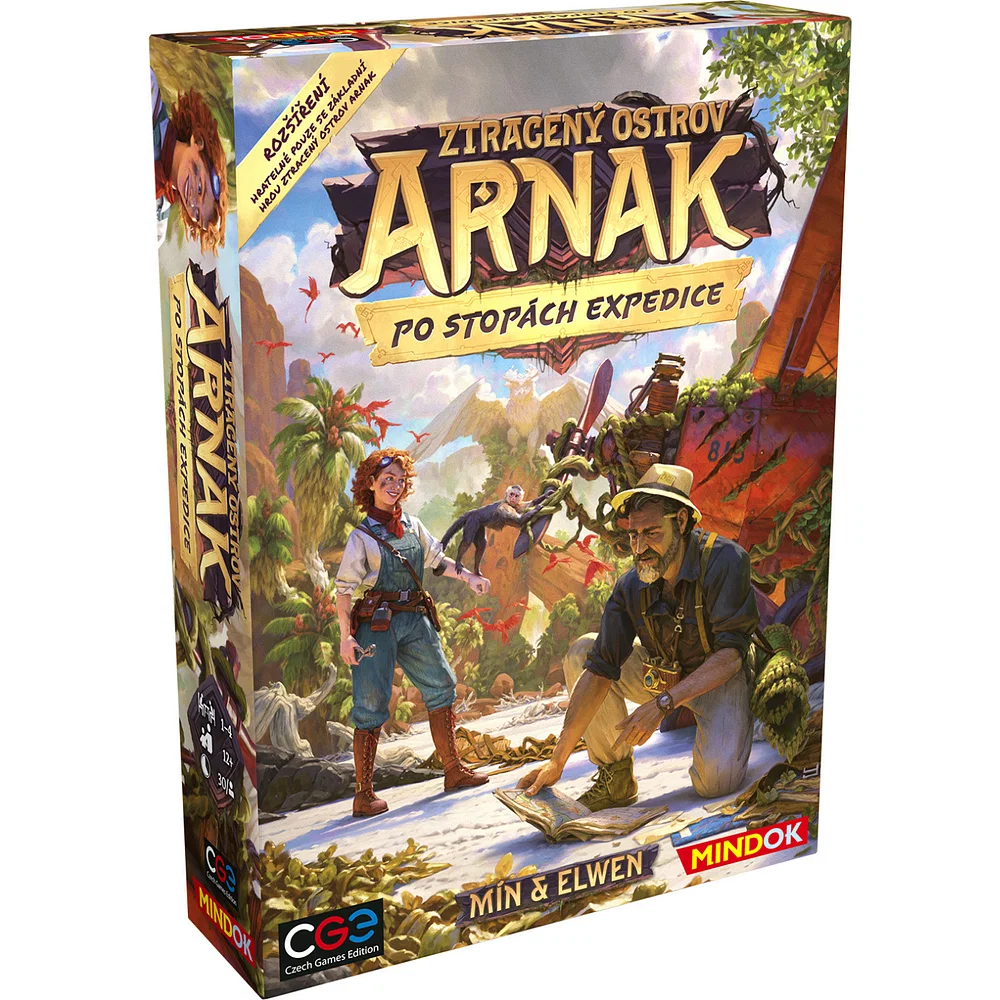 Czech Games Edition Ztracený ostrov Arnak - rozšíření deskové hry - Po stopách expedice (CZ)