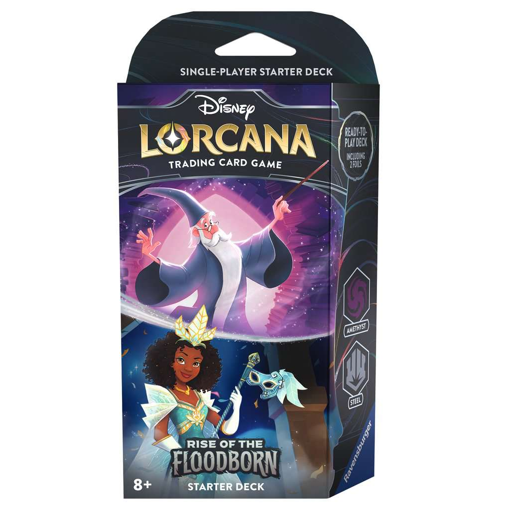 Ravensburger Disney Lorcana TCG - Rise of the Floodborn - Amethyst & Steel Starter Deck (EN)