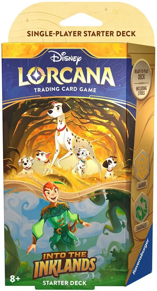 Ravensburger Disney Lorcana TCG - Into the Inklands - Amber & Emerald Starter Deck (EN)