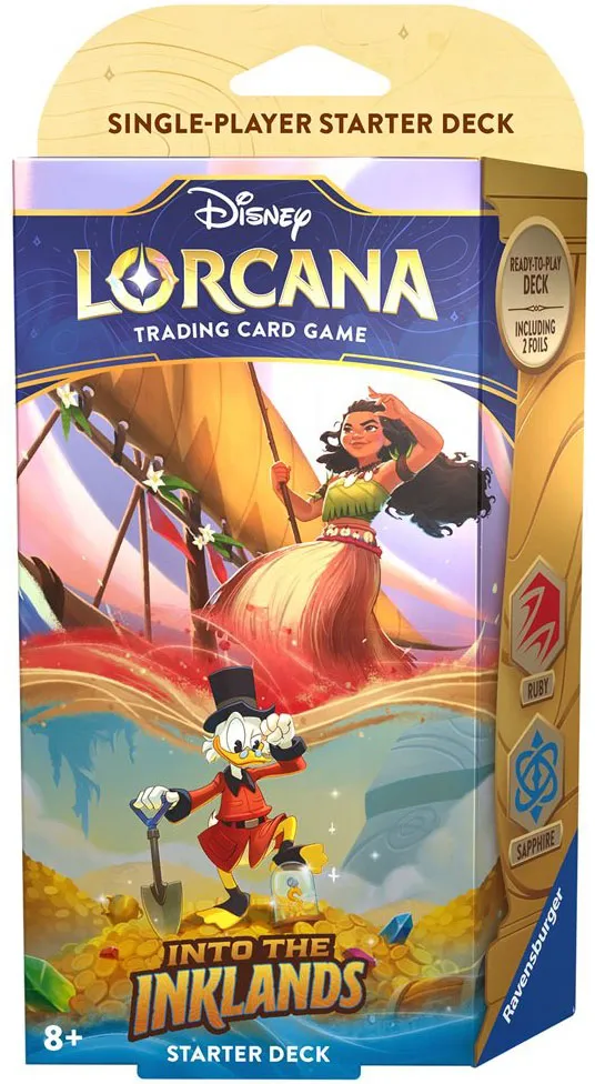 Ravensburger Disney Lorcana TCG - Into the Inklands - Sapphire & Ruby Starter Deck (EN)