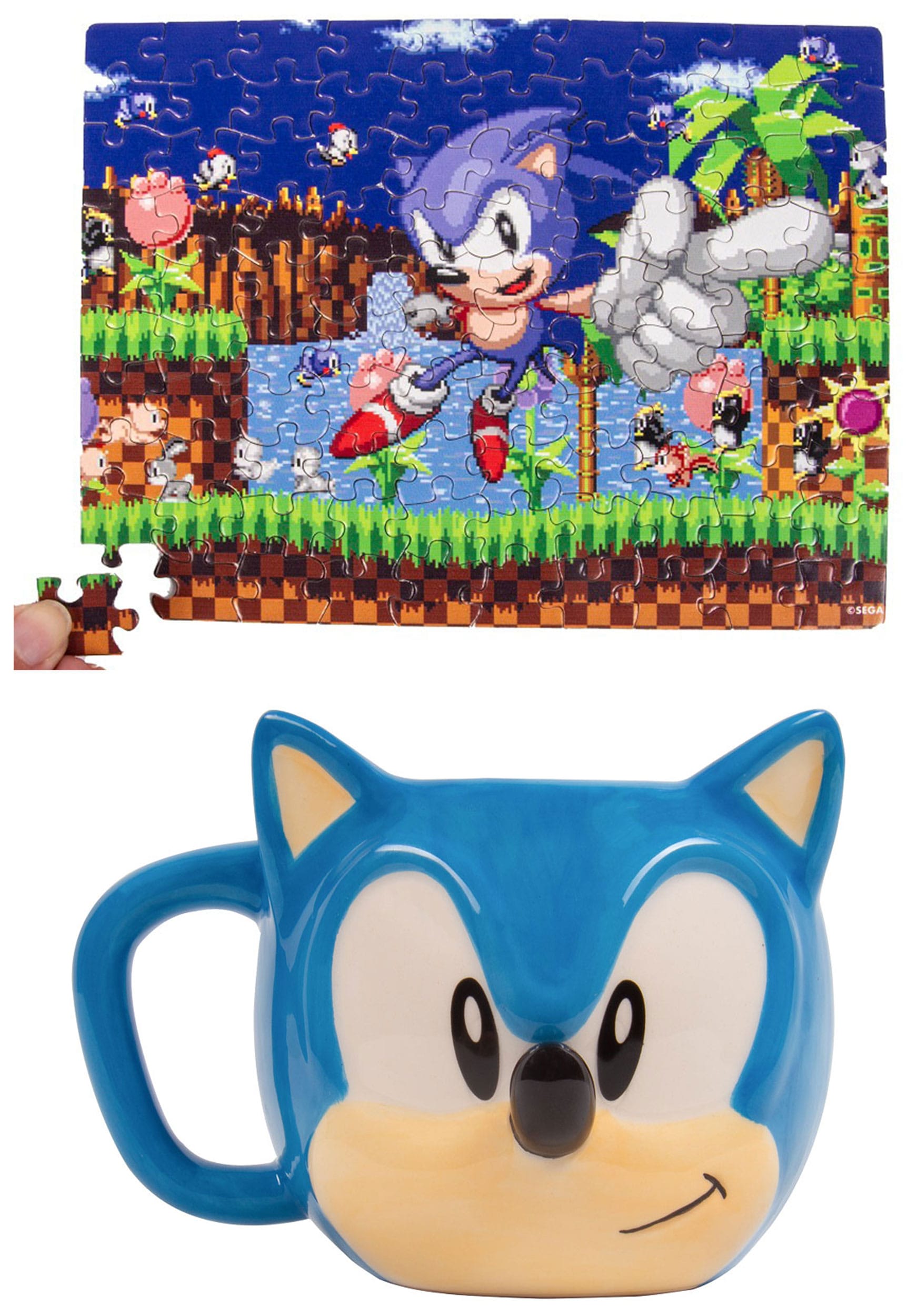 Fizz Creations Sonic the Hedgehog - sada hrnku a puzzle -  Sonic