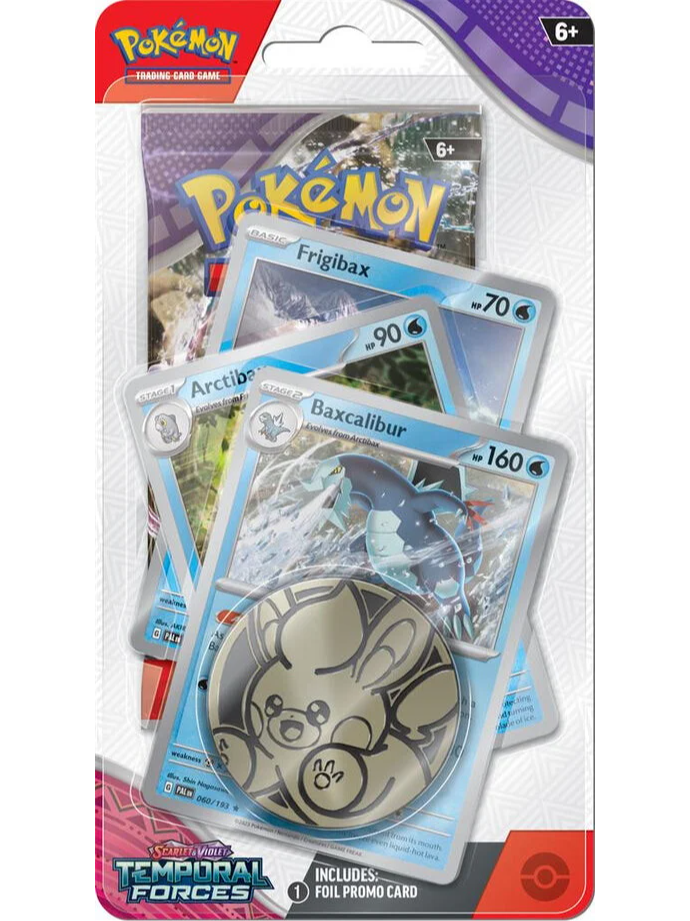 Nintendo Pokémon TCG: Scarlet & Violet Temporal Forces - Premium Checklane Blister - Baxcalibur (EN)
