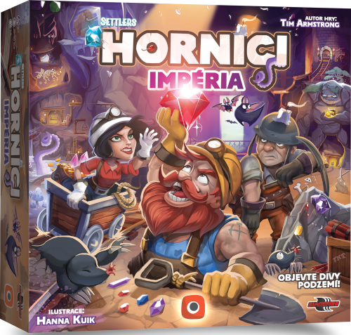 Portal Horníci impéria + promo (7 karet a oboustranná deska) - desková hra - CZ