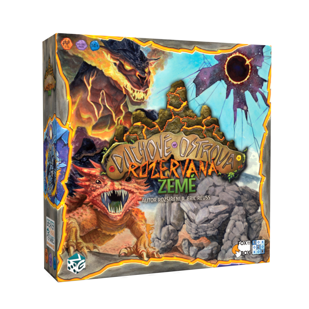 Greater Than Games Duchové ostrova: Rozervaná země - rozšíření deskové hry - CZ