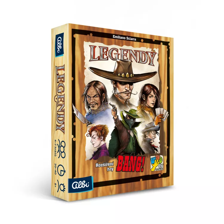 DV Games Bang! - rozšíření karetní hry - Legendy (CZ)
